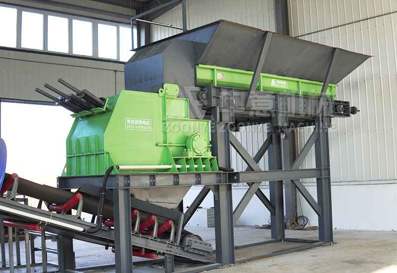 Impact crusher + chain plate conveyor