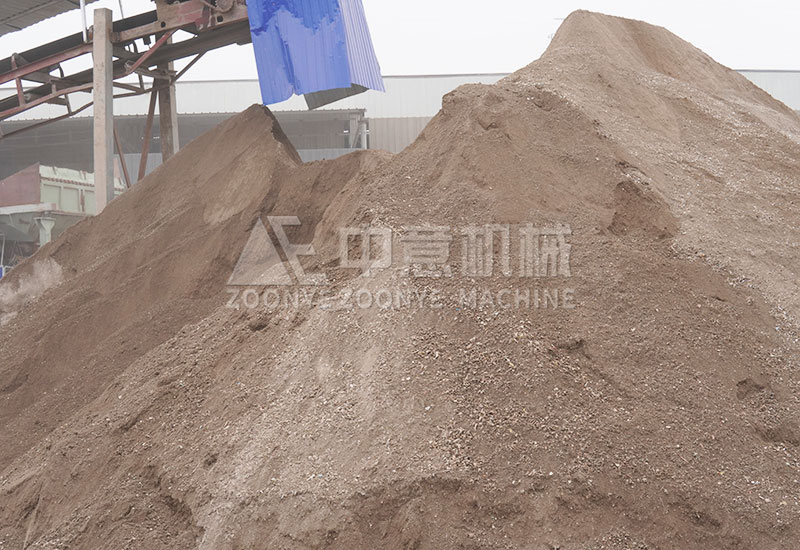 sieved sand